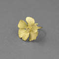 French Minority Senior Sense Flower Ring